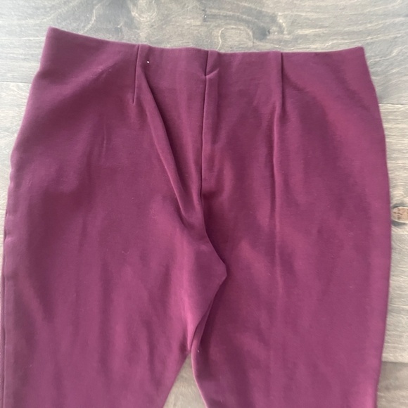 Chico's Burgundy Stretch Ankle Pants, size 1.5R - Picture 3 of 11